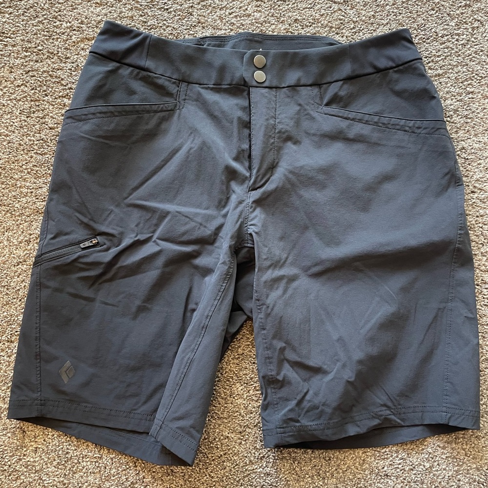 Black Diamond Women's Charcoal Cargo Shorts